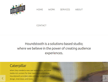 Tablet Screenshot of houndstoothstudio.com